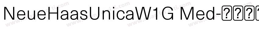 NeueHaasUnicaW1G Med字体转换